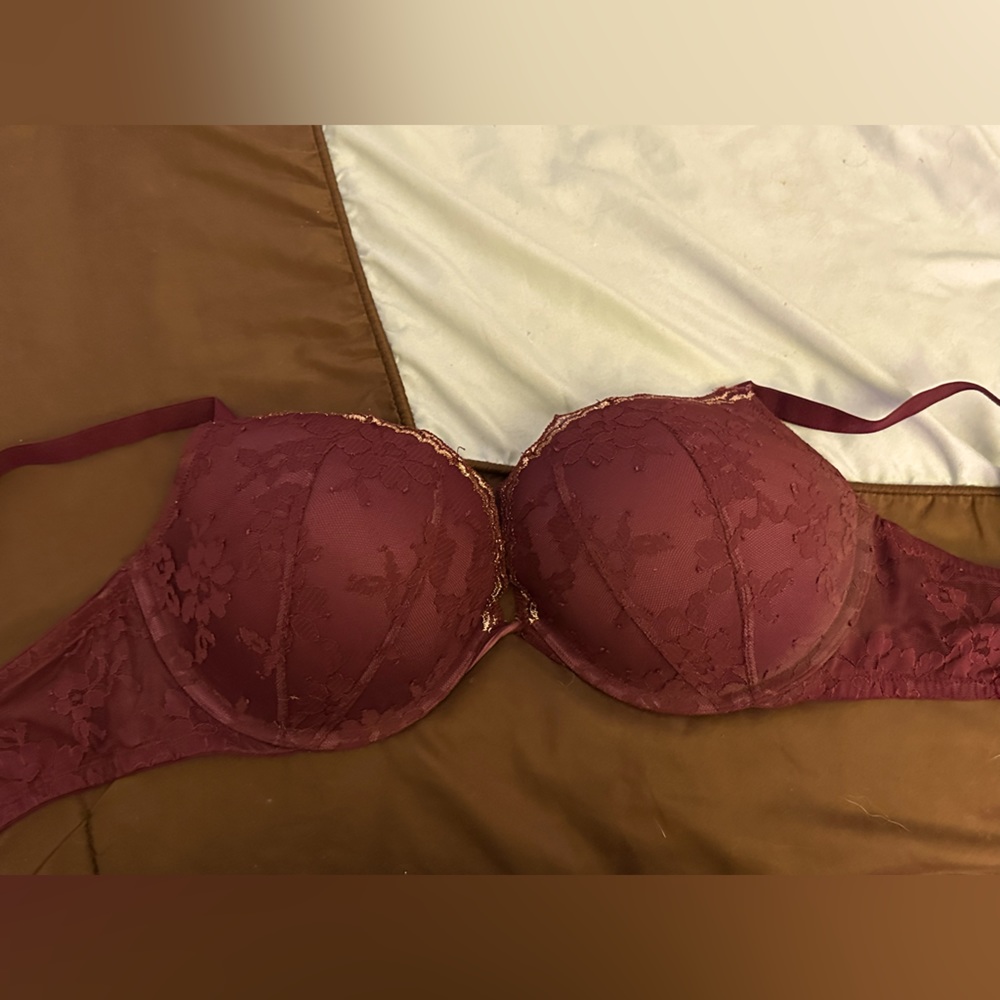 Maroon Victoria’s Secret bra 36 DD